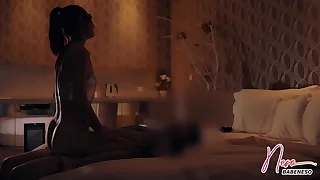 "Put your finger in&period;&period;&period;" Slut babe sucks and rides&comma; asks him to be rougher&excl;